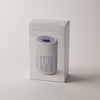 Unboxing the DreamerHaven Air Guardian Mini, showing the air purifier, HEPA filter element, USB Type-C cable, and aromatherapy sheet included in the pack